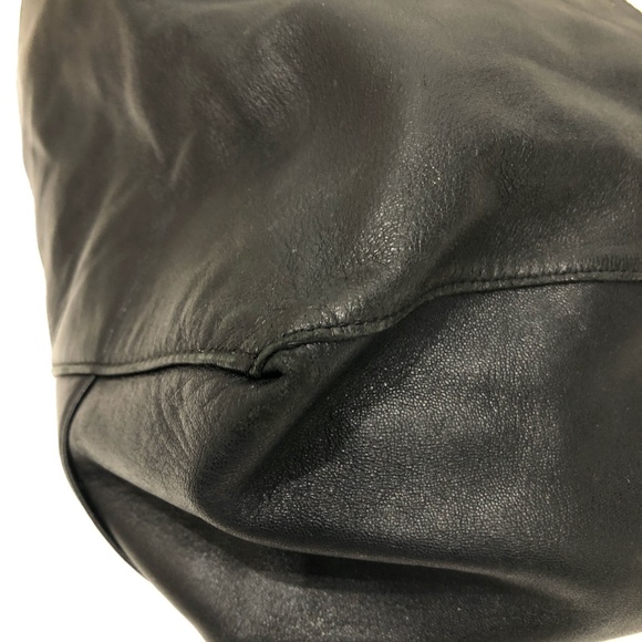 CELINE Lambskin Vertical Bi-Cabas Beige Black tote bag - Picture 7 of 14